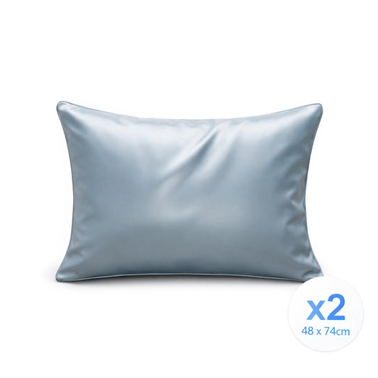 FUNDA DE ALMOHADA DE SEDA (x2)